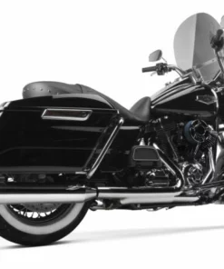 Pipes Two Brothers® Racing Dual Slip-Ons, Chrome W/ Carbon Fiber Tip, 005-3870499D