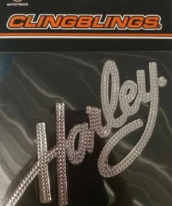 Chroma Harley-Davidson® Plastic Script Cling Blings Window Decal, CG26506 Decals & Patches