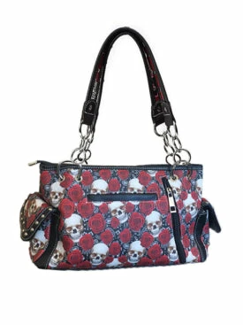 Taw Gear® Women's Skull & Roses Purse Bags & Purses 4 Taw Gear® Women's Skull & Roses Purse Bags & Purses