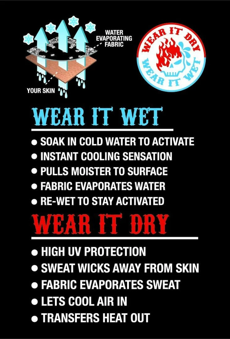 Hair Glove® Boneyard Soaker Series Multifunctional Facemask/Headwrap 54907 Accessories 4 Hair Glove® Boneyard Soaker Series Multifunctional Facemask/Headwrap 54907 Accessories