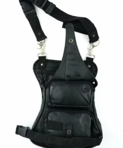 Daniel Smart Manufacturing DSM® Premium Leather Thigh Bag W/Waist Belt