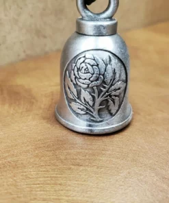 Ride Bells Source® Rose Inlay Ride Bell PBR-1540