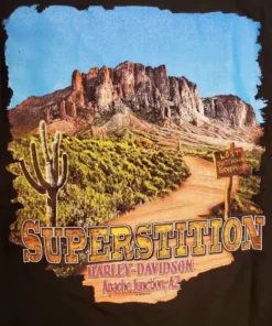 Superstition Harley-Davidson Harley-Davidson® Men's Elongated Bar & Shield Short Sleeve Tee, Black