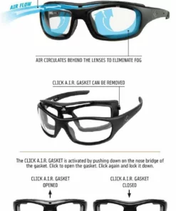 Wiley X Harley-Davidson® Women's Journey Sunglasses, Matte Black W/ Purple Piping Frames, HDJNY01