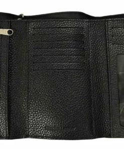 Leather Source Accessory Harley-Davidson® Mens Embroidered Bar & Shield Trucker Tri-Fold Plus Leather Wallet